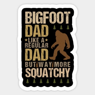 Bigfoot Dad Sticker